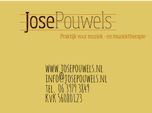 José Pouwels - Praktijk voor muziekeducatie en muziektherapie